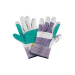 Guantes de Carnaza y Lona con Refuerzo Unitalla