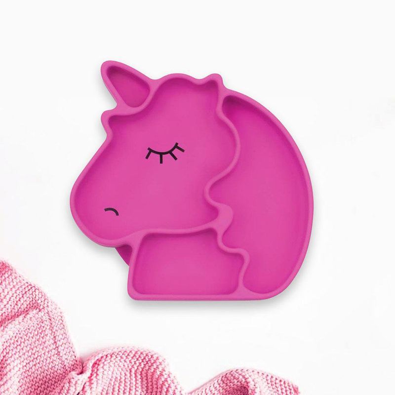 Plato Silicon Unicornio - Bumkins