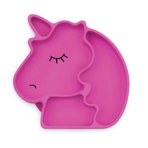 Plato Silicón Unicornio