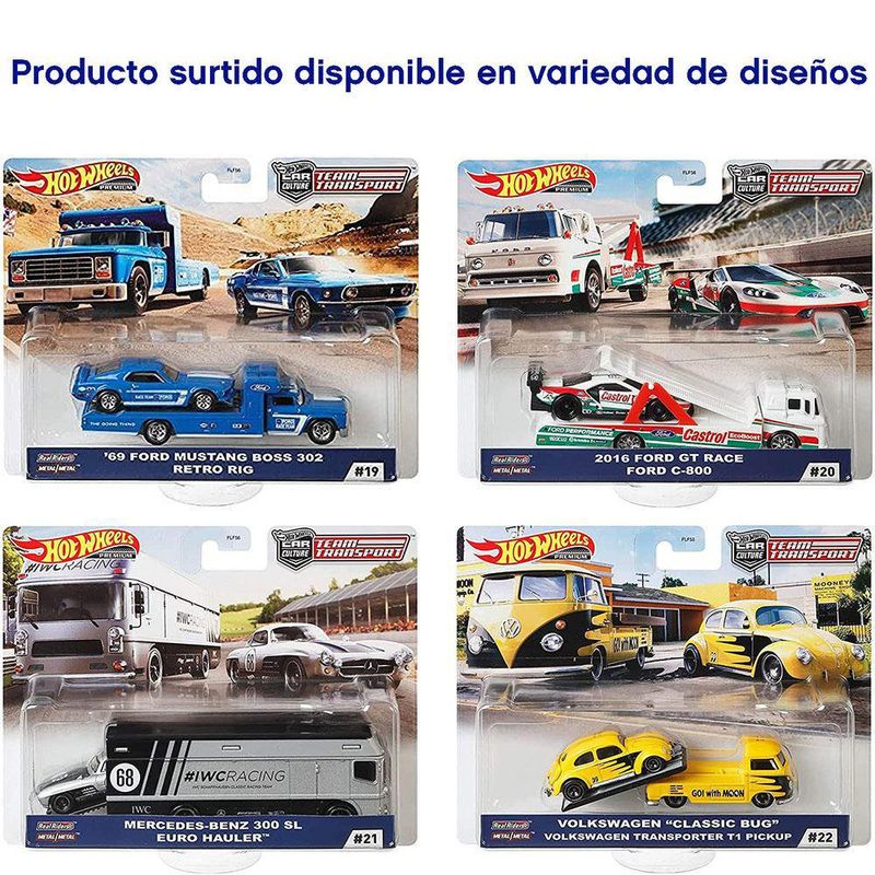 Equipo De Transporte Diseños Surtidos - Hot Wheels