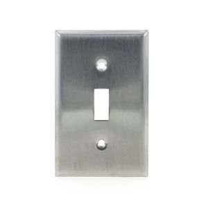 Placa De 1 Módulo Cromo 1 Pza - Eagle