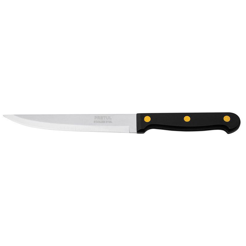 Cuchillo Liso Mango Plástico 5 Plg - Pretul