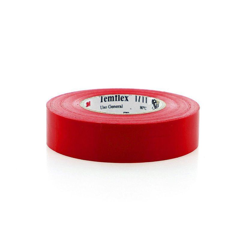Cinta Aislante De Vinil Roja 19 Mm X 18 M - Temflex
