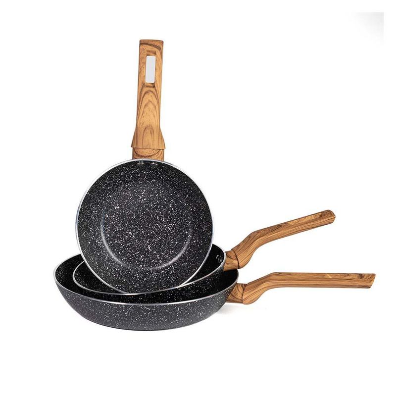 Set de 3 Sartenes Color Negro