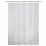 Set De Cortina Peva Con 12 Ganchos Blanca 180X180 Cm - Viva