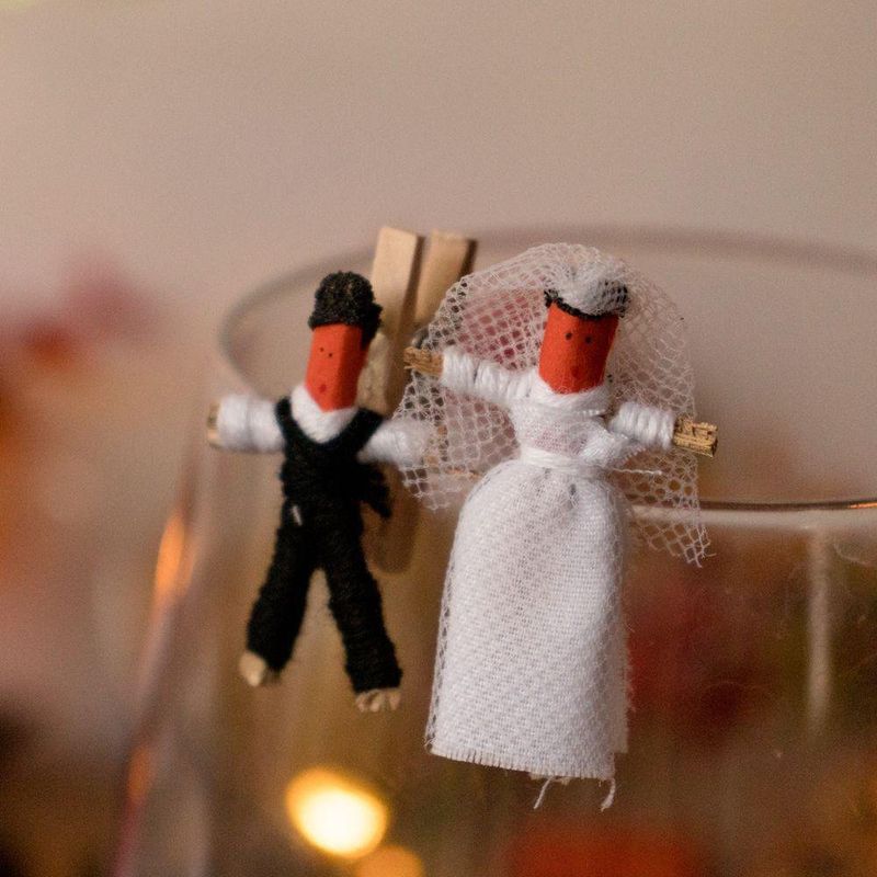 Set De 10 Quitapenas Boda -  Natural Art