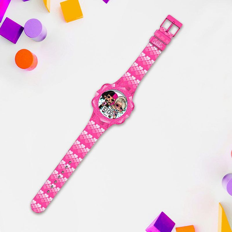 Reloj Lcd Parpadeante Diseño Lol - Accutime