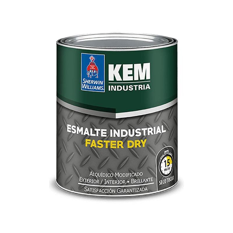 Esmalte Kem Faster Dry Brillante Rojo 1 Gal - Sherwin Williams