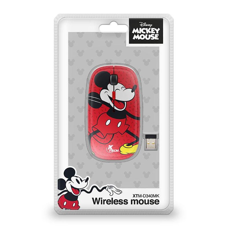 Mouse Óptico Inalámbrico Diseño Mickey Mouse - Xtech