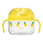 Vasito Para Snacks Con Tapa Y Asas Removibles Amarillo - Dr. Browns