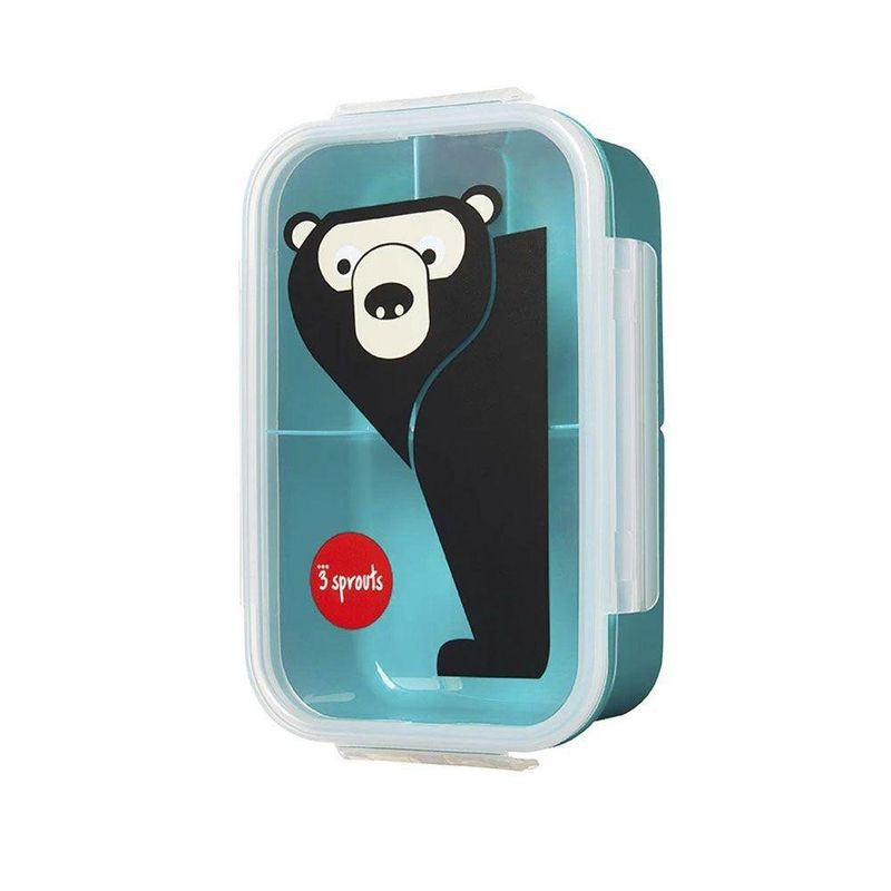 Contenedor 3 Divisiones Bento Box Oso - 3 Sprouts