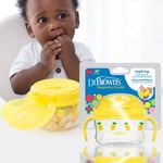 Vasito Para Snacks Con Tapa Y Asas Removibles Amarillo - Dr. Browns