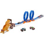 Set De Pista De Autos T-Rex Ataca - Metal Machines