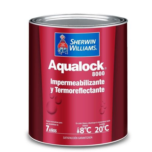 Impermeabilizante Aqualock  8000 1 Gal Rojo
