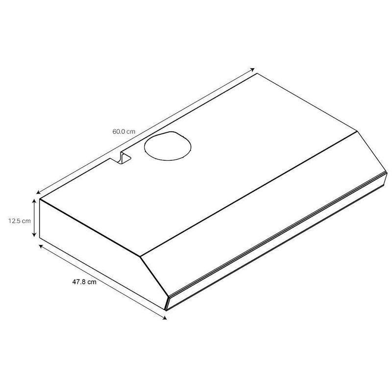 Campana De Acero Inoxidable Con Vidrio Espejo - Whirlpool