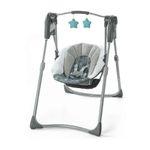 Columpio Plegable Para Bebé Slim Spaces Gris - Graco