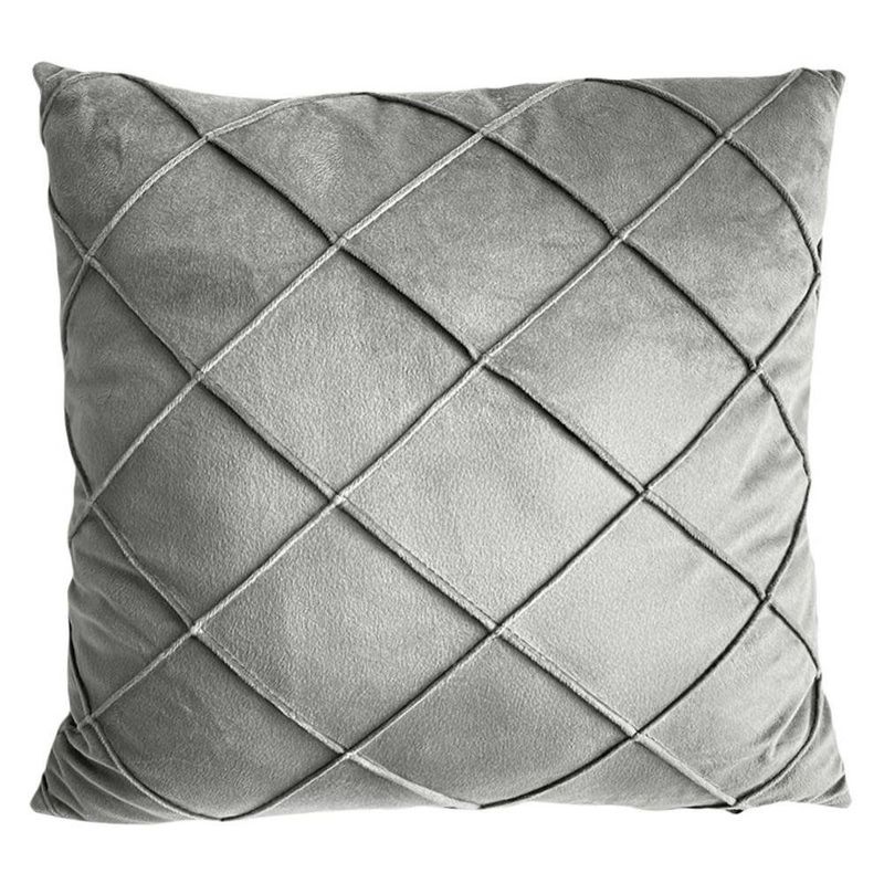 Cojín Relleno Decorativo Gris Oscuro