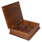 Caja De Te 6 Divisiones Con Textil