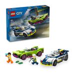 Auto de Policia Y Auto Potente Deportivo 60415 213 Pzas - Lego
