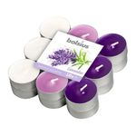 Vela Tealight 4Hr Set 18 Lavender - Bolsius