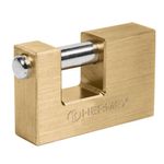 Candado Anti Palanca 65 Mm Latón - Hermex