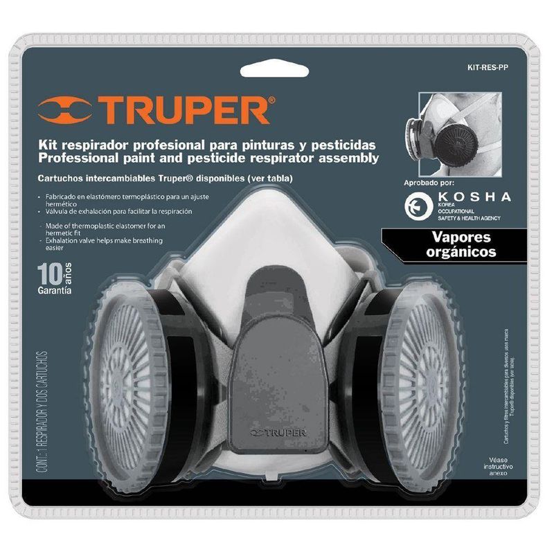 Respirador Profesional 2 Filtros - Truper