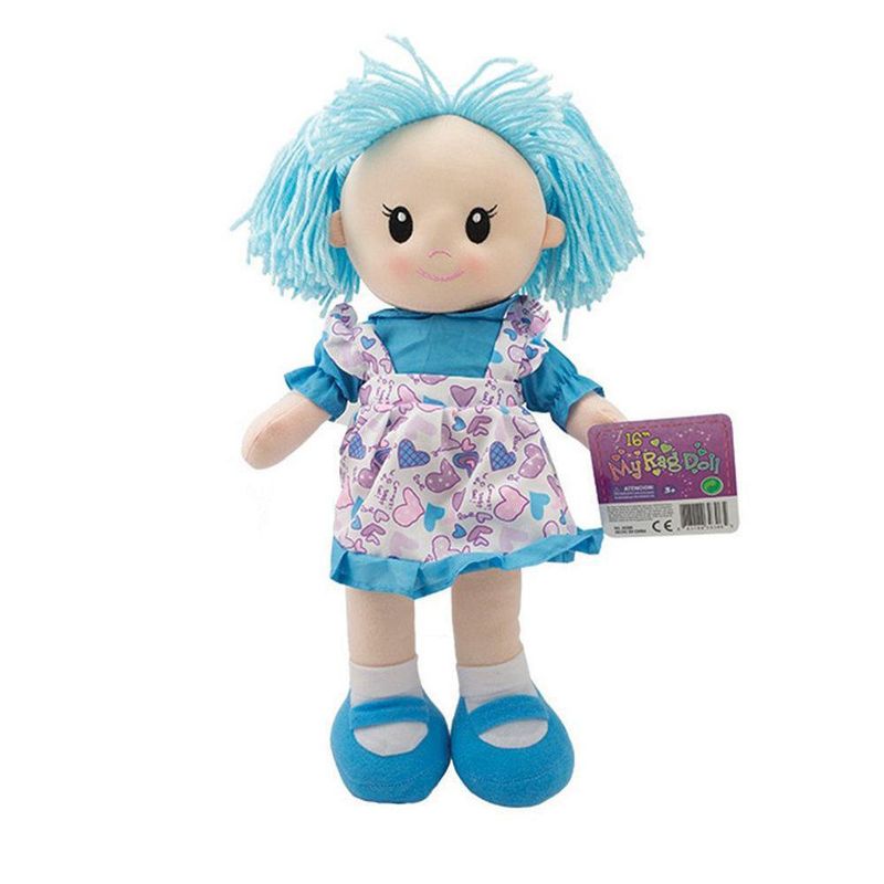Muñeca De Trapo Azul 16 Plg - Grandex