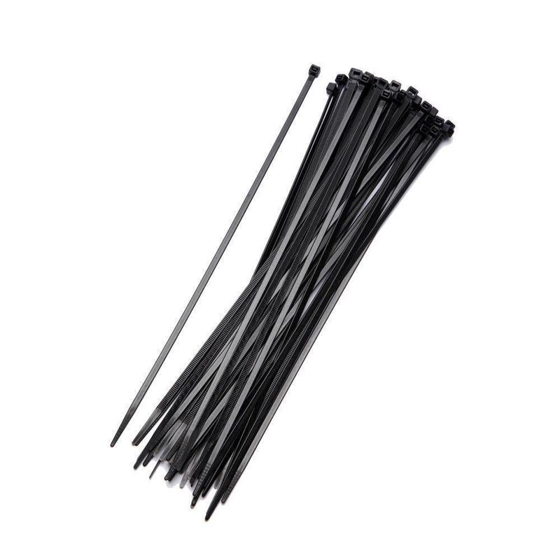 Cincho Estándar De 12 Plg Y 50 Lb Negro 50 Pzas - Volteck