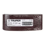 Lija De Banda 4x24 Plg Grano 80 Para Madera Y Metal - Truper