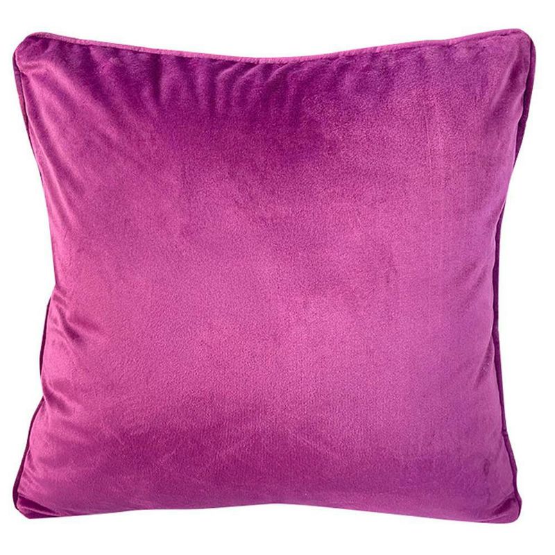 Cojín Relleno Decorativo Cuadrado Púrpura Vibrante 40 x 40 Cm