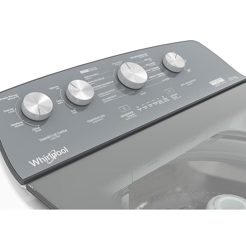 Lavadora De Carga Superior Blanca Xpert Style 22 Kg - Whirpool