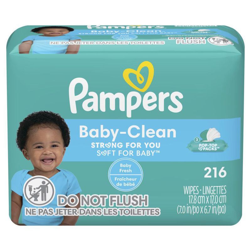 Toallas Húmedas Para Bebé 216 Uds - Pampers