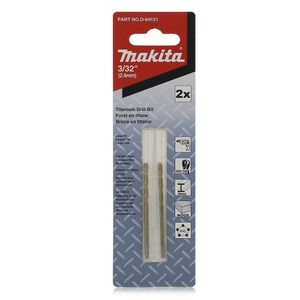 Set de 2 Brocas para Metal/Madera 3/32 Plg
