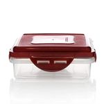 Tazon Click Clack Cuadrado 2 Tz Rojo