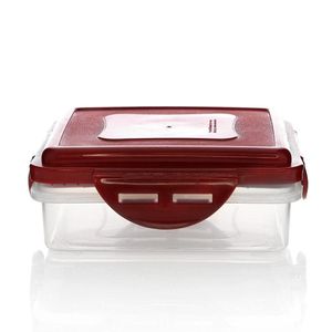 Tazón Click Clack Cuadrado 2 Tz Rojo