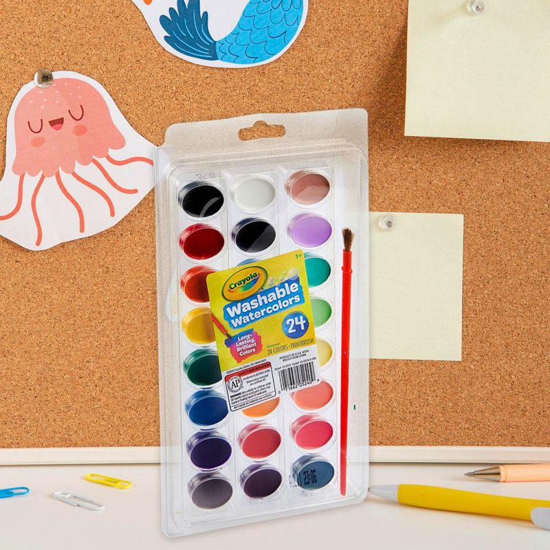 Acuarela Multicolores Con Pincel 25 Unidades - Crayola