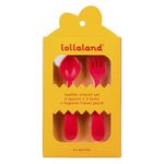 Set De Cubiertos 2 Pack Rojo - Lollaland Llc