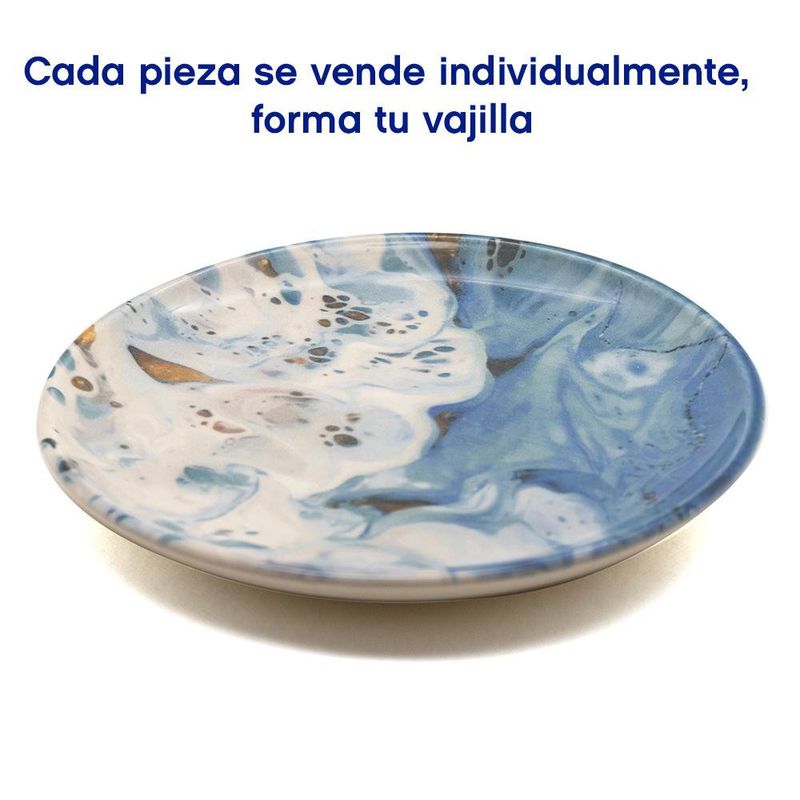 Plato Para Ensalada 7.8 Plg Coupe Azul - Niu Haus