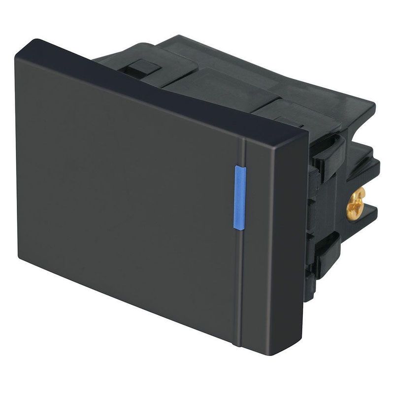 Interruptor Dado Sencillo Negro - Volteck