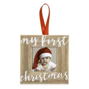 Mi Primera Navidad Marco/ Ornamento - Pearhead