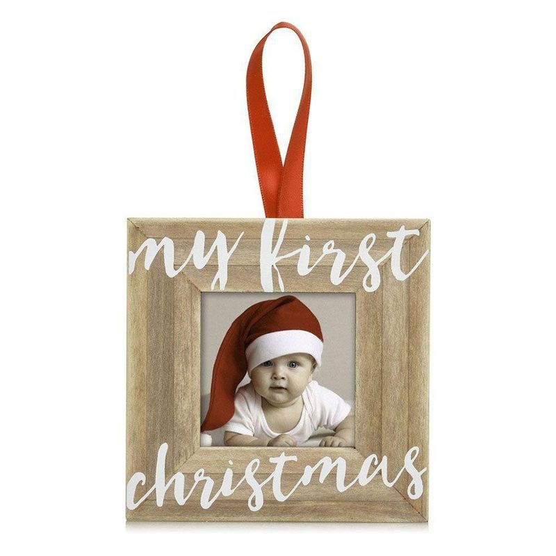 Mi Primera Navidad Marco/ Ornamento - Pearhead