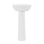 Lavamanos Aluvia Con Pedestal Blanco - Corona