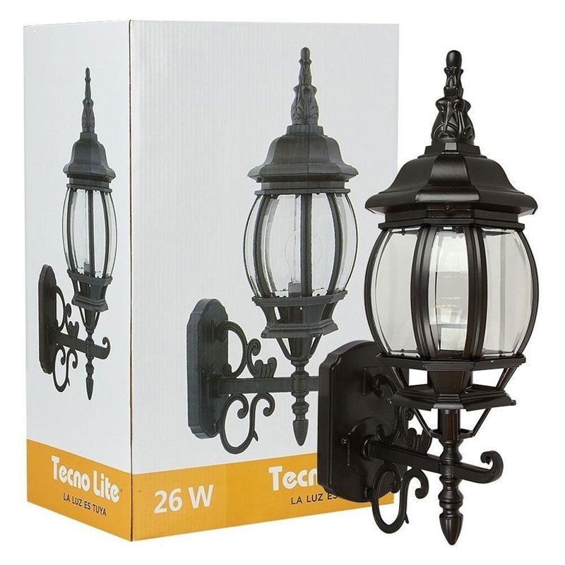 Farol de Pared Estilo Colonial para Exteriores