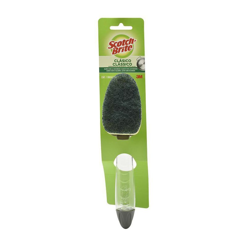 Esponja Con Mango Y Dispensador De Jabón Líquido - Scotch Brite