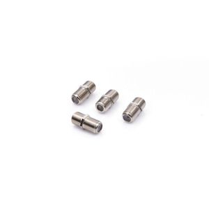 Set de 4 Acopladores Coaxial RG59 Tipo F Hembra-Hembra