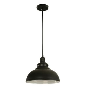 Lámpara Colgante Campana Negra 1 Luz