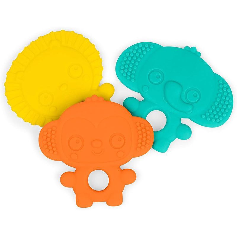 Set De Mordedores Safari 3 Pzas - Bright Starts