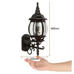 Farol De Pared Para Exterior Tipo Colonial 1 Bomb - Tecnolite