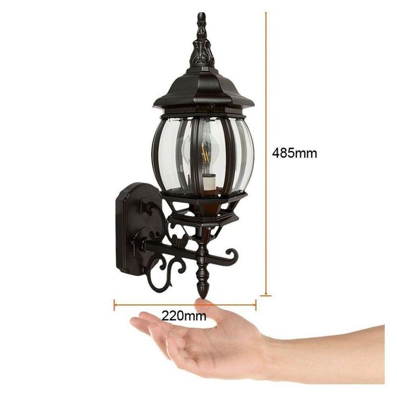 Farol De Pared Para Exterior Tipo Colonial 1 Bomb - Tecnolite