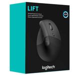Mouse Ergonómico Vertical Negro Grafito - Logitech